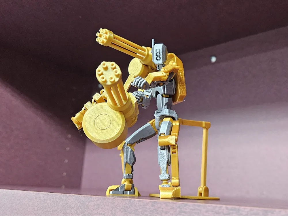 Modelo para impresión 3D: Ranged DPS: Dummy13 Gods of Gaming. Referencia del modelo original.