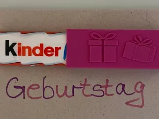 Kinder Riegel Geburtstag Überzug