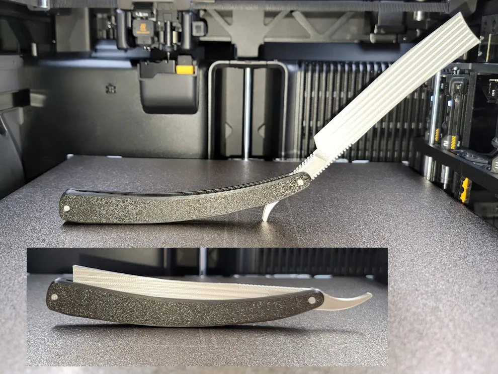 Straight Razor Print Straight Razor Prop - Free 3D Print Model - MakerWorld
