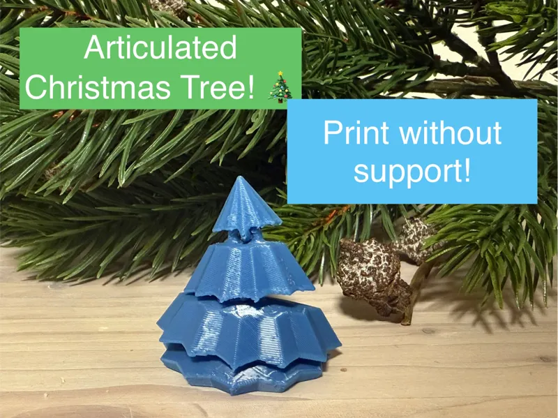 Articulated Christmas Tree Fidget