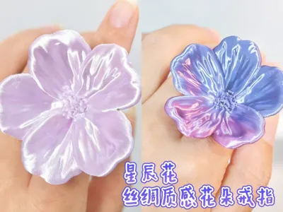 Starflower Silk Flower Ring Love and Deepspace