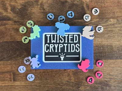 Twisted Cryptids PnP Meeples