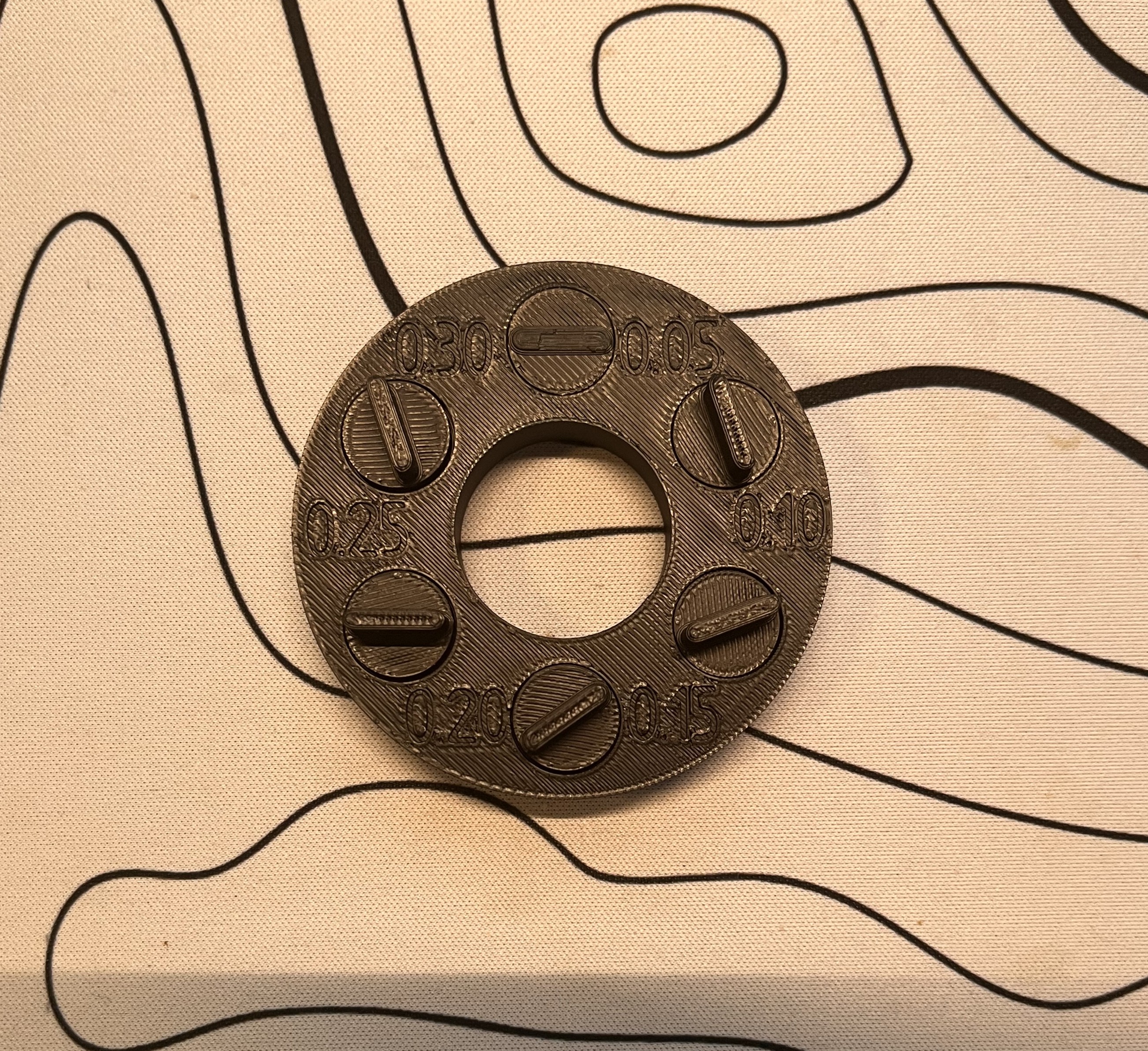 Miniatura 3 do modelo 3D TOLERANCE TEST 0.05MM INCREMENT