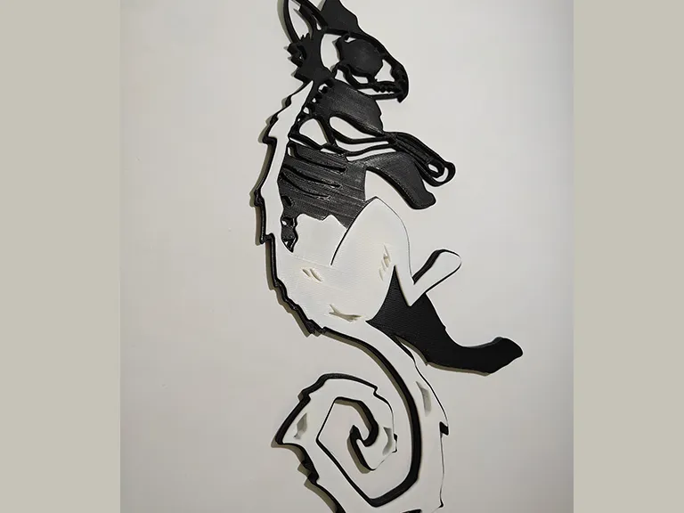 Spooky Cat - Wallart Decoration
