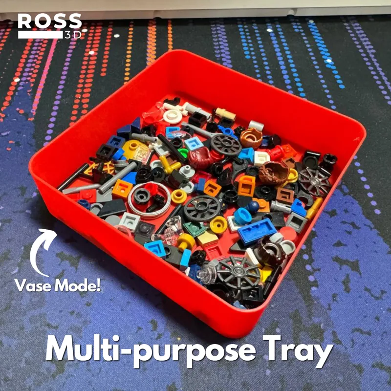 Multi-Purpose Tray (Vase Mode) - 230mm and 115mm