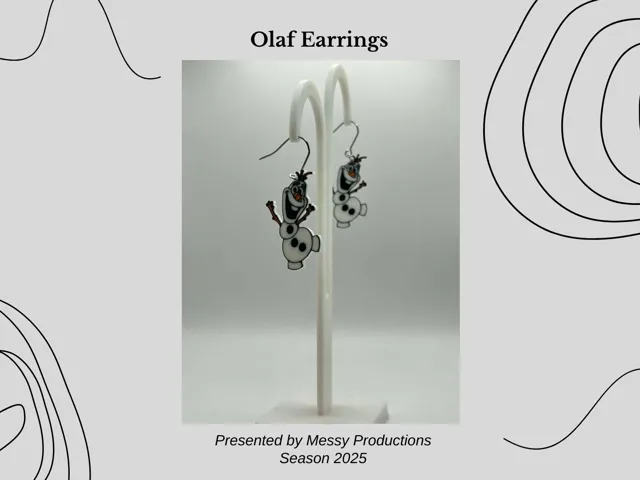 Frozer Olaf Earrings