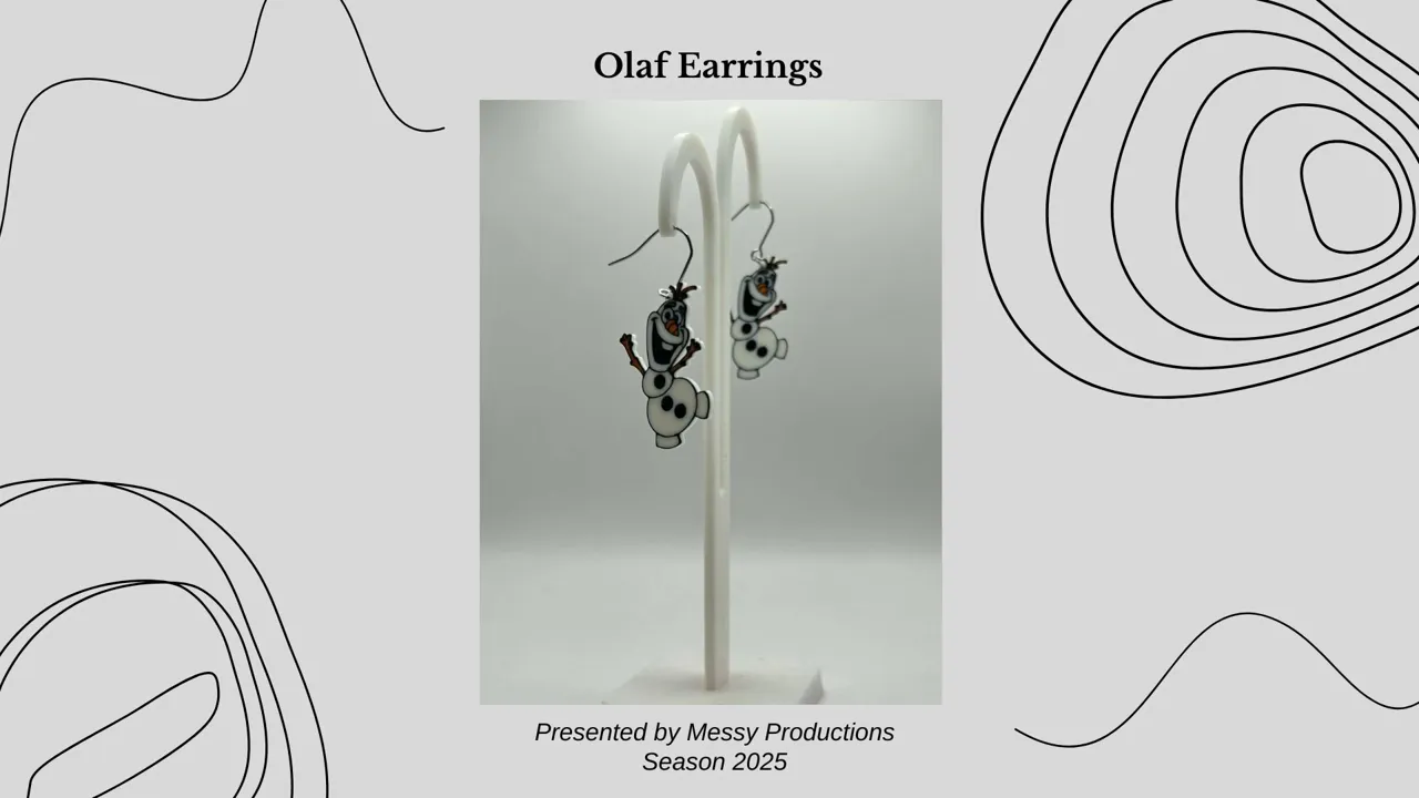 Frozer Olaf Earrings view 3