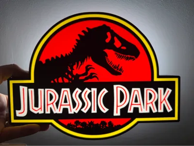 Jurassic Park Lightbox