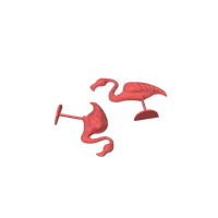 Flamant rose à patte unique — photo 7