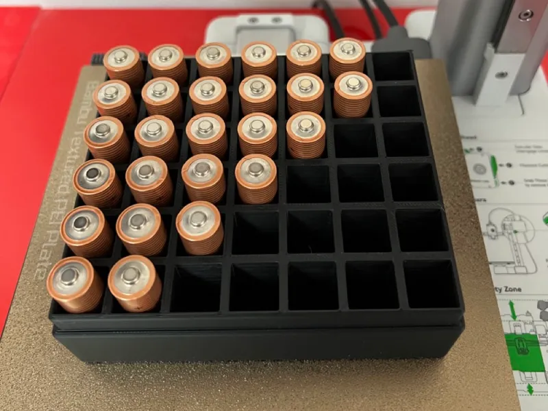 Large Capacity AA Battery Storage Case