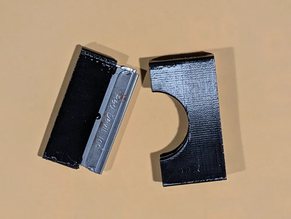 Gem Single Edge Razor Blade Storage for 1-3 blades - Free 3D Print ...