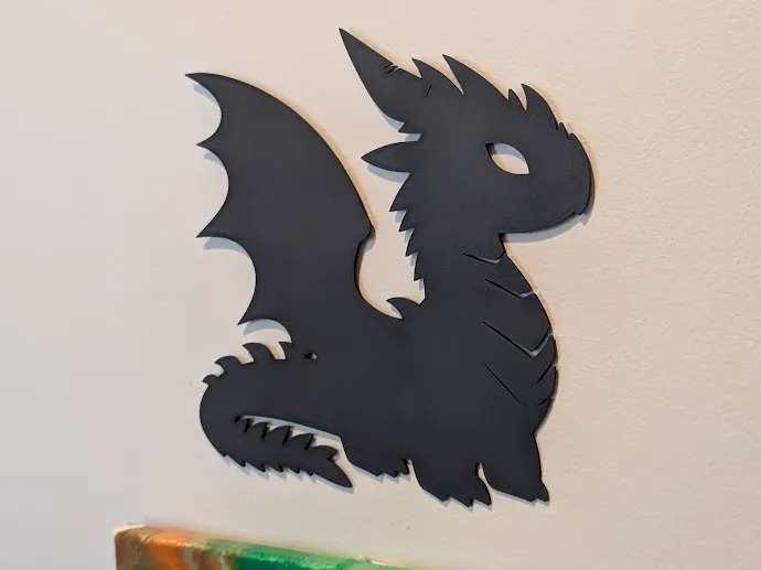 Dragon Wall Character - Dragon Sign - Fantasy