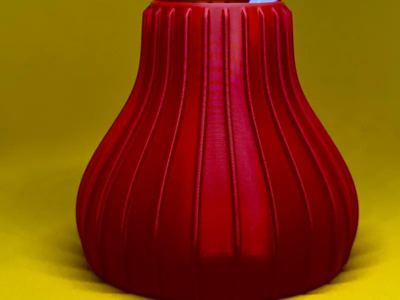 Ribbed Vase