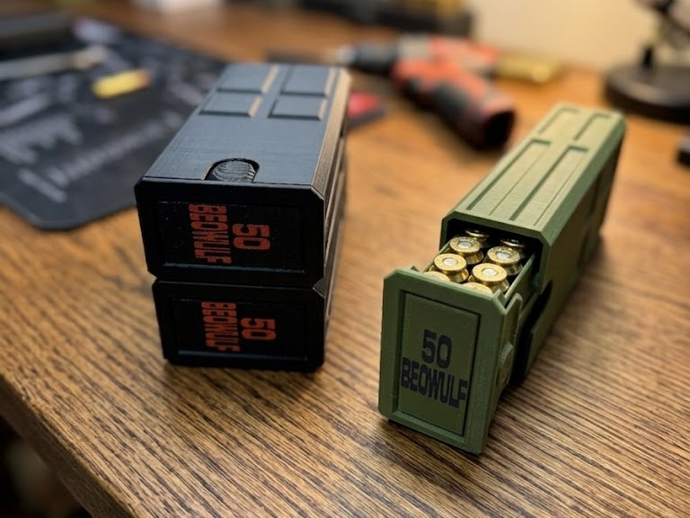 Stackable Ammo Box - 50 Beowulf- 20RD