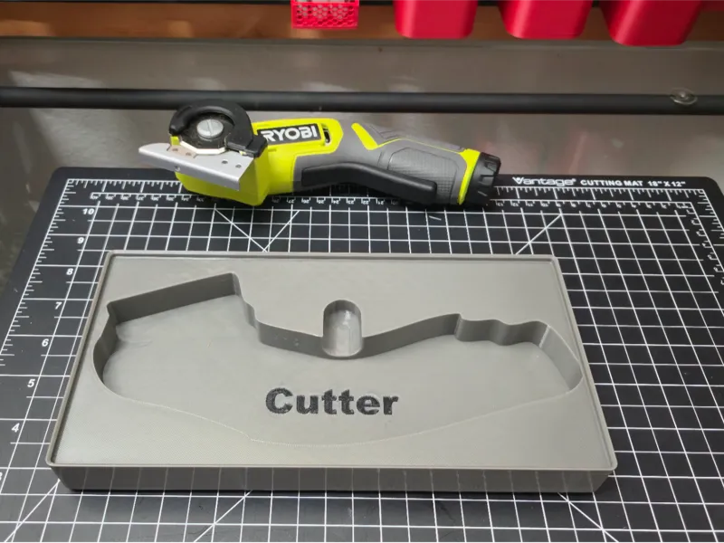 Ryobi Rotary Cutter Tool Trace Gridfinity 6x3