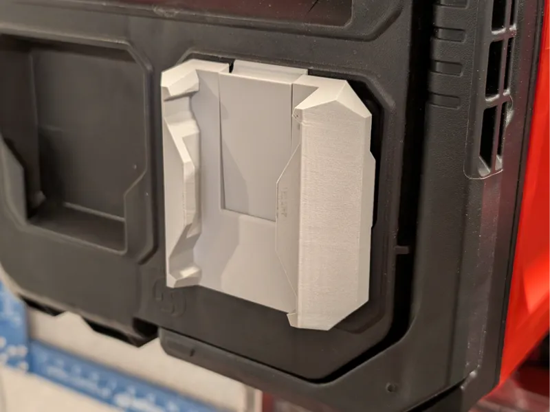 Toolless M18 Battery Holder for Milwaukee Packout