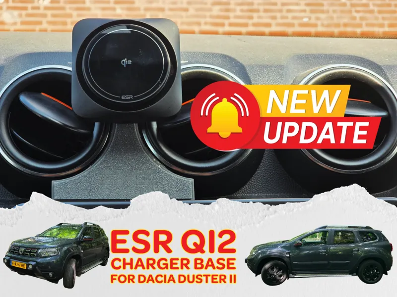 Dacia Duster II ESR qi2 Phone Mount -UPDATE V2-