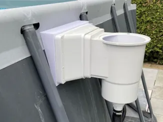 Intex Bestway Keile Adapter für breitmaul Skimmer