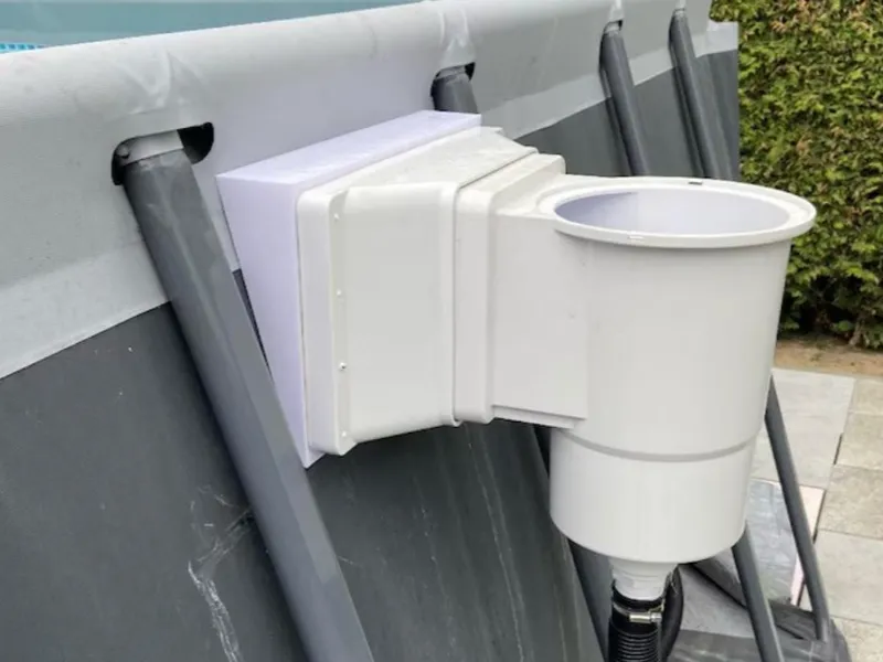 Intex Bestway Keile Adapter für breitmaul Skimmer