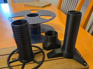 Donor Spool Holder for Large Spools