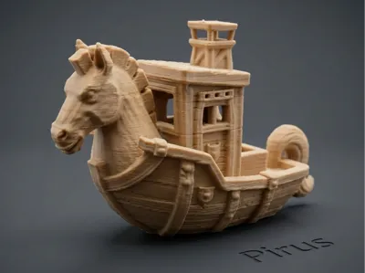 Trojan Horse Benchy–Trojan Horse Calibration Boat
