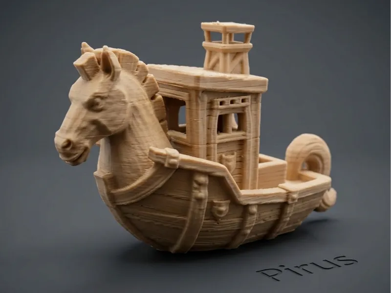 Trojan Horse Benchy–Trojan Horse Calibration Boat