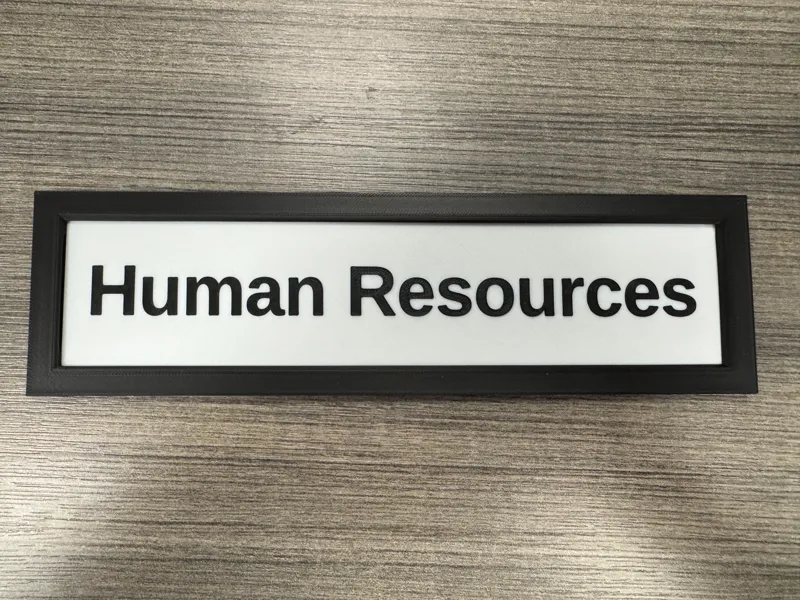 Premier Office Customizable Nameplate Holder