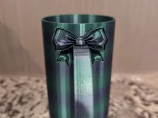Soda Can Holder with a bow and handle by LaLa