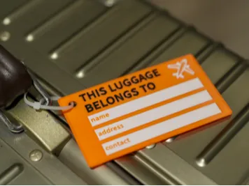 Luggage sign