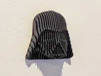 Single Colour Darth Vader Wall Art