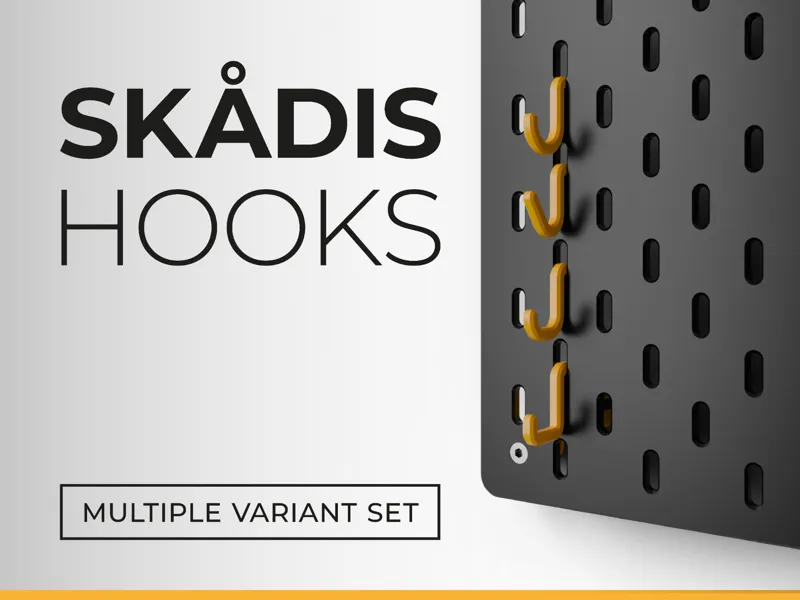 IKEA Skadis Simple Minimalist Hooks