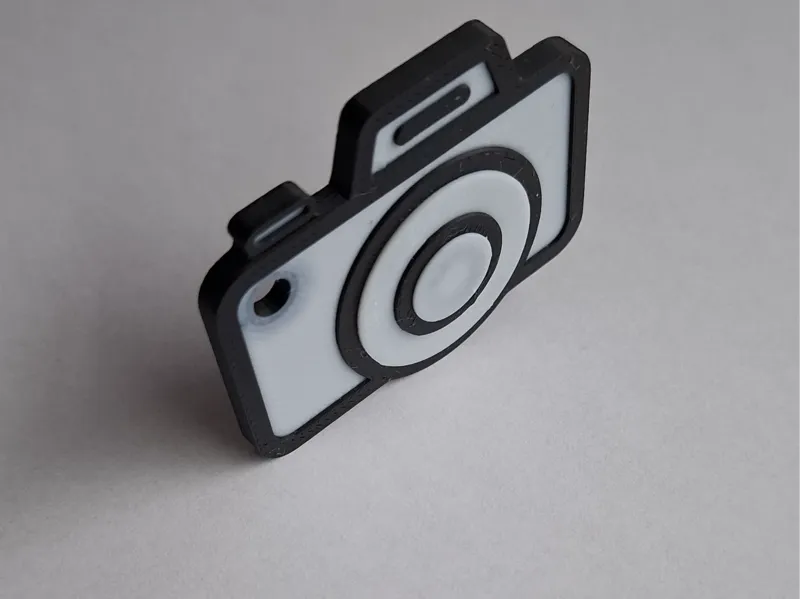Keychain Camera with pocket for NFC