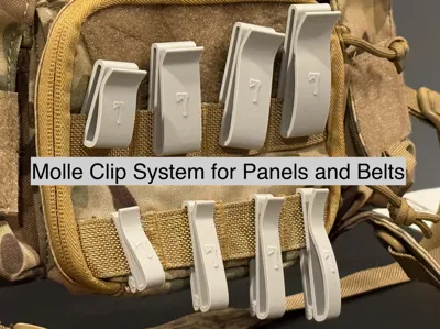 Molle Clip System for Battle Belts, Webbing + More