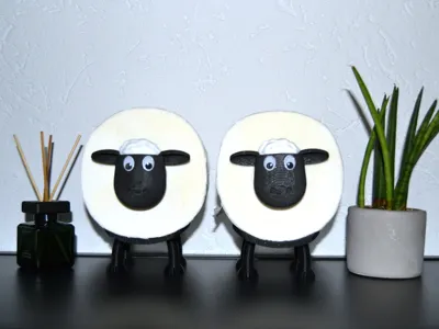 Toilet Paper Holder Sheep