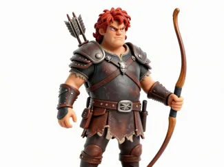 Figurine Archer 45mm