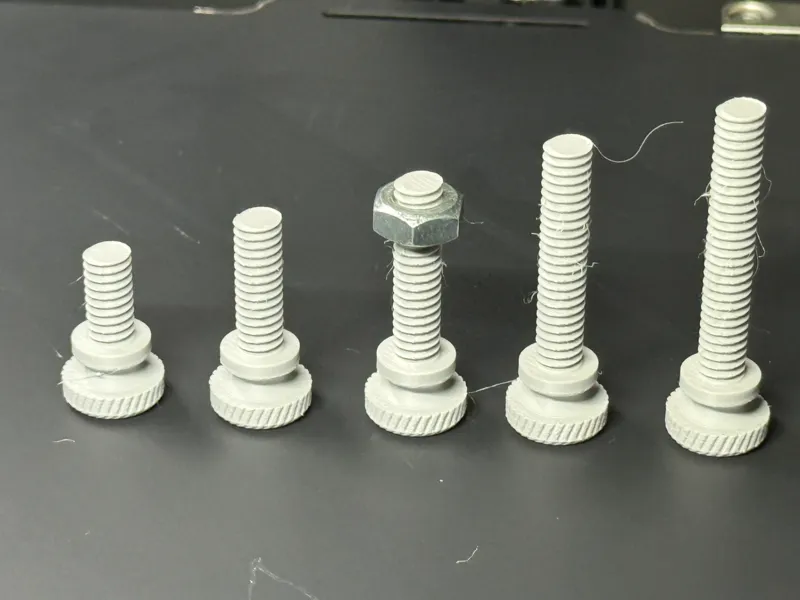 Knurled 1/4"-20 Thumb Screw