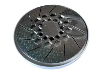 Coaster with drainage holes and collector