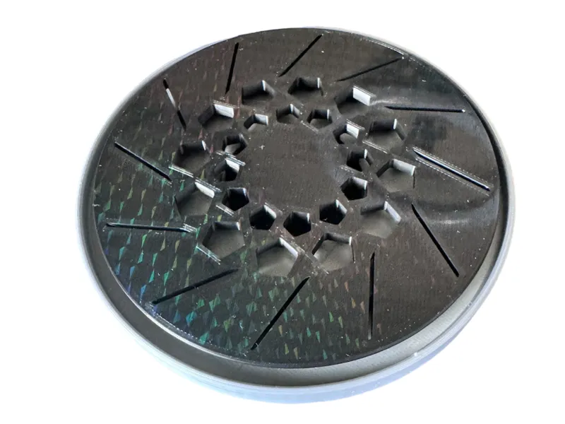 Coaster with drainage holes and collector
