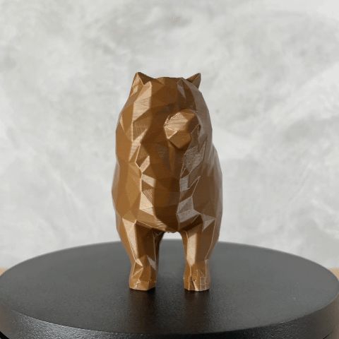 Chow Chow Low Poly