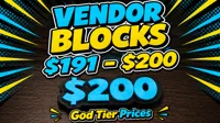 God Tier Prices - $191 to $200