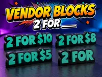 Table Top Price Blocks (2 for x)