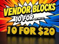 Table Top Price Blocks (10 for x)