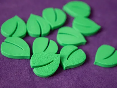 Round Leaf Tokens for Board Games