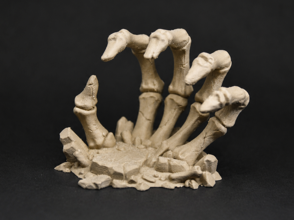 Rising Skeleton Hand - DND Miniature Terrain