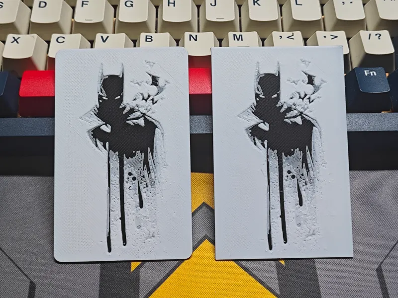 Batman wallet card - Hueforge