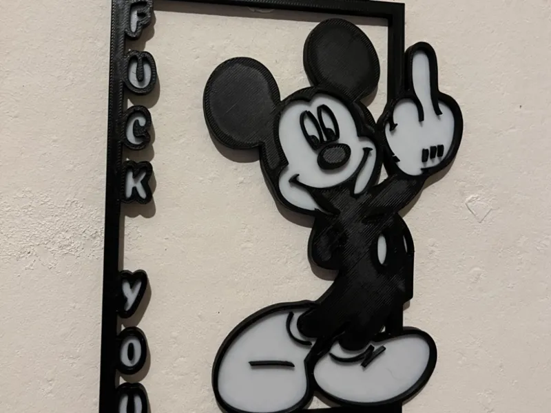 Cadre Mickey Fuck You