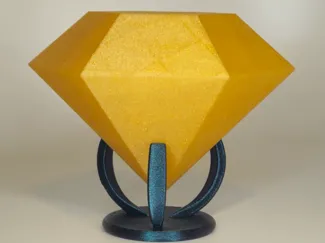 Chaos Emerald with Stand