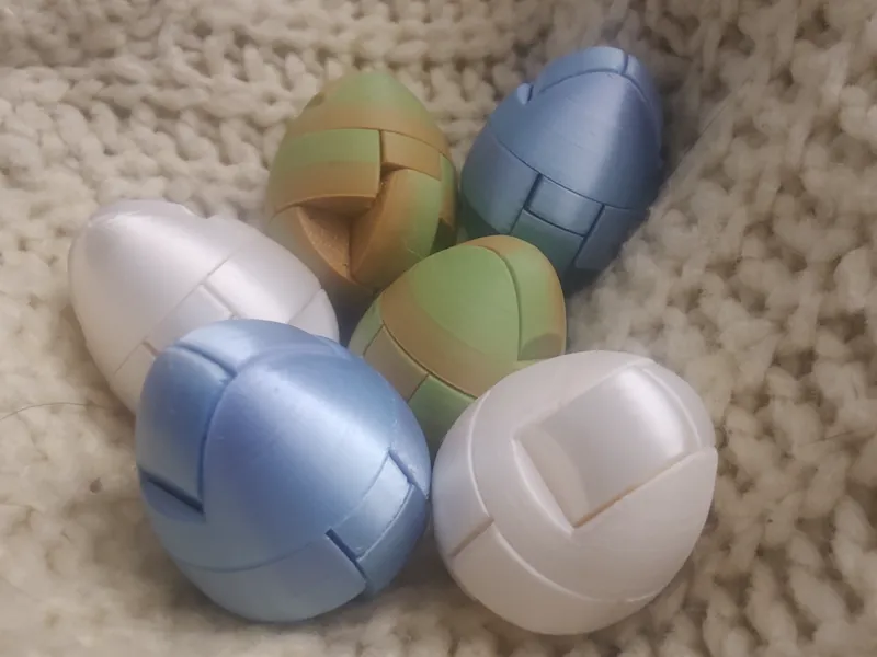 Easter Egg Interlocking Puzzle