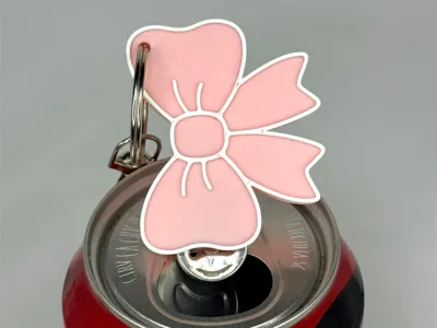 Beautiful Bow Pop Can Tab Opener Tab Fairy
