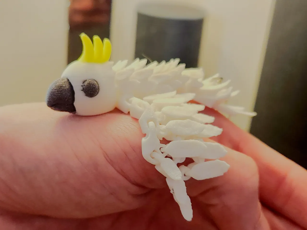 Pocket Pet - Flexi Baby Cockatoo & Keychain view 3